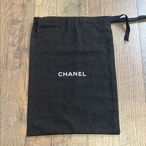 Chanel Black Drawstring Bag